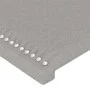 Headboard with light gray fabric ears 83x16x118/128 cm by , Headboards and footboards - Ref: Foro24-3119414, Price: 57,29 €, ...