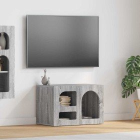 Mueble de TV Gris Sonoma 60 x 35 x 40 cm Madera de ingeniería en Muebles TV | Comprar online en Foro24