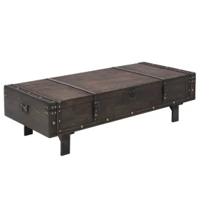 Mesita de centro de madera maciza estilo vintage 120x55x35 cm de vidaXL, Mesas de centro - Ref: Foro24-245802, Precio: 198,04...