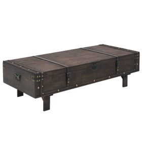 Vintage style solid wood coffee table 120x55x35 cm by vidaXL, Coffee table - Ref: Foro24-245802, Price: 182,79 €, Discount: %