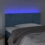 LED-Kopfteil aus dunkelblauem Samt, 80 x 5 x 78/88 cm von , Kopf- und Fußteile - Ref: Foro24-3121646, Preis: 40,60 €, Rabatt: %