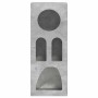 Aparador Gris Concreto 40 x 35 x 100.5 cm Madera de ingeniería en Aparadores | Comprar online en Foro24