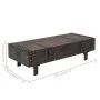 Vintage style solid wood coffee table 120x55x35 cm by vidaXL, Coffee table - Ref: Foro24-245802, Price: 199,52 €, Discount: %