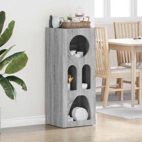 Aparador Gris Sonoma 40 x 35 x 100.5 cm Madera de ingeniería en Aparadores | Comprar online en Foro24