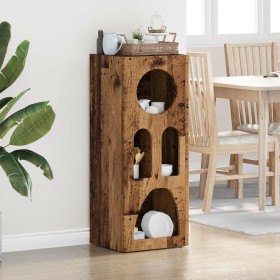 Aparador Madera vieja 40 x 35 x 100.5 cm Madera de ingeniería en Aparadores | Comprar online en Foro24