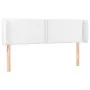 Headboard with LED white synthetic leather 147x16x78/88 cm by , Headboards and footboards - Ref: Foro24-3123187, Price: 74,05...