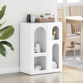 Aparador brillante 59 x 35 x 80.5 cm Madera de ingeniería en Aparadores | Comprar online en Foro24