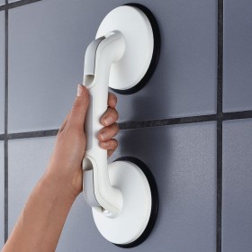 RIDDER Premium white suction cup bar 12.5 cm 80 kg A0243301 by RIDDER, Safety handles - Ref: Foro24-421623, Price: 41,79 €, D...