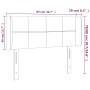 Kopfteil aus cremefarbenem Stoff mit LED 83x16x78/88 cm von , Kopf- und Fußteile - Ref: Foro24-3123215, Preis: 52,53 €, Rabat...