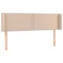 Cappuccino synthetic leather headboard with LED 147x16x78/88 cm by , Headboards and footboards - Ref: Foro24-3123191, Price: ...