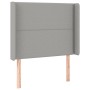 Cabecero con LED de tela gris claro 83x16x118/128 cm de , Cabeceros y pies de cama - Ref: Foro24-3123882, Precio: 63,91 €, De...