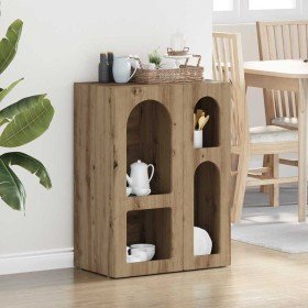 Aparador Roble artesanal 59 x 35 x 80.5 cm Madera de ingeniería en Aparadores | Comprar online en Foro24