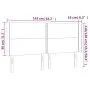 Headboard with LED in taupe gray fabric 163x16x118/128 cm by , Headboards and footboards - Ref: Foro24-3123918, Price: 120,85...