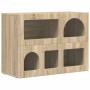 Aparador Roble Sonoma 80.5 x 35 x 59 cm Madera de ingeniería en Aparadores | Comprar online en Foro24