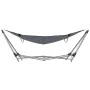 Hammock with folding stand gray by vidaXL, Hammocks - Ref: Foro24-44366, Price: 95,90 €, Discount: %
