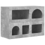 Aparador Gris Concreto 80.5 x 35 x 59 cm Madera de ingeniería en Aparadores | Comprar online en Foro24