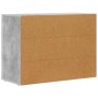 Aparador Gris Concreto 80.5 x 35 x 59 cm Madera de ingeniería en Aparadores | Comprar online en Foro24