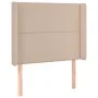 Kopfteil mit LED-Cappuccino-Kunstleder 93x16x118/128cm von , Kopf- und Fußteile - Ref: Foro24-3123991, Preis: 80,14 €, Rabatt: %