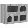 Aparador Gris Sonoma 80.5 x 35 x 59 cm Madera de ingeniería en Aparadores | Comprar online en Foro24