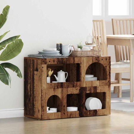 Aparador Madera vieja 80.5 x 35 x 59 cm Madera de ingeniería en Aparadores | Comprar online en Foro24