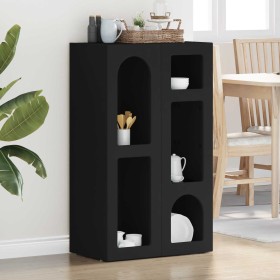 Aparador Negro 59 x 35 x 100,5 cm Madera de ingeniería en Aparadores | Comprar online en Foro24