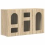 Aparador Roble Sonoma 100 x 35 x 59 cm Madera de ingeniería en Aparadores | Comprar online en Foro24