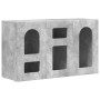 Aparador Gris Concreto 100 x 35 x 59 cm Madera de ingeniería en Aparadores | Comprar online en Foro24
