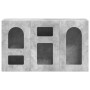 Aparador Gris Concreto 100 x 35 x 59 cm Madera de ingeniería en Aparadores | Comprar online en Foro24