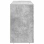 Aparador Gris Concreto 100 x 35 x 59 cm Madera de ingeniería en Aparadores | Comprar online en Foro24