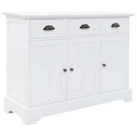 Sideboard with 3 doors MDF and pine wood 105x35x77.5 cm by vidaXL, Sideboards - Ref: Foro24-245754, Price: 273,13 €, Discount: %