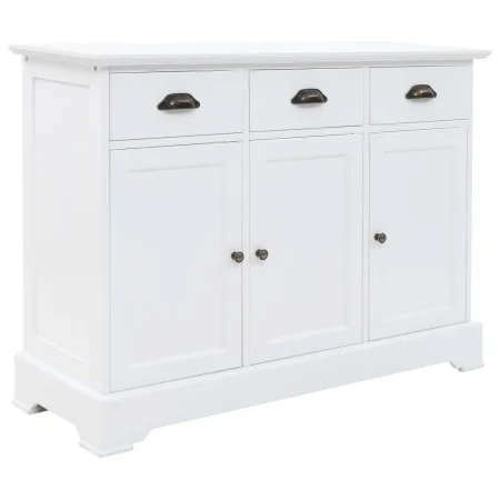 Sideboard with 3 doors MDF and pine wood 105x35x77.5 cm by vidaXL, Sideboards - Ref: Foro24-245754, Price: 259,11 €, Discount: %