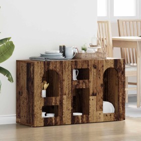 Aparador Madera vieja 100 x 35 x 59 cm Madera de ingeniería en Aparadores | Comprar online en Foro24