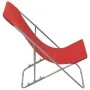 Klappbare Strandkörbe 2 Einheiten Stahl und roter Oxford-Stoff von vidaXL, Gartenstühle - Ref: Foro24-44360, Preis: 72,78 €, ...