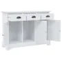 Sideboard with 3 doors MDF and pine wood 105x35x77.5 cm by vidaXL, Sideboards - Ref: Foro24-245754, Price: 259,11 €, Discount: %