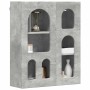 Mueble colgante con estante Gris Concreto 59 x 20 x 71.5 cm en Armarios y almacenamiento | Comprar online en Foro24