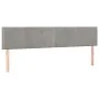 Boxspringbett mit hellgrauer Samtmatratze 160x200 cm von , Betten und Lattenroste - Ref: Foro24-3127439, Preis: 469,27 €, Rab...