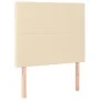 Box spring bed with cream fabric mattress 80x200 cm by , Beds and slatted bases - Ref: Foro24-3127762, Price: 326,76 €, Disco...