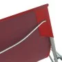 Klappbare Strandkörbe 2 Einheiten Stahl und roter Oxford-Stoff von vidaXL, Gartenstühle - Ref: Foro24-44360, Preis: 72,78 €, ...