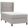 Boxspringbett mit hellgrauer Stoffmatratze 90x200 cm von , Betten und Lattenroste - Ref: Foro24-3127853, Preis: 351,18 €, Rab...