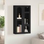 Mueble colgante Negro 59 x 20 x 100 cm Madera de ingeniería en Armarios y almacenamiento | Comprar online en Foro24