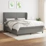Boxspringbett mit dunkelgrauer Stoffmatratze 180x200 cm von , Betten und Lattenroste - Ref: Foro24-3127902, Preis: 605,05 €, ...