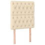 Box spring bed with cream fabric mattress 80x200 cm by , Beds and slatted bases - Ref: Foro24-3128162, Price: 359,25 €, Disco...