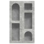 Mueble colgante con estante Gris Concreto 59 x 20 x 100 cm en Armarios y almacenamiento | Comprar online en Foro24