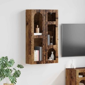 Mueble colgante con estante Madera vieja 59 x 20 x 100 cm en Armarios y almacenamiento | Comprar online en Foro24