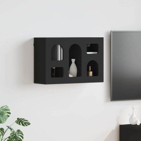 Mueble colgante Negro 60 x 20 x 40 cm Madera de ingeniería en Armarios y almacenamiento | Comprar online en Foro24