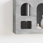 Mueble colgante con estante Gris Concreto 60 x 20 x 40 cm en Armarios y almacenamiento | Comprar online en Foro24