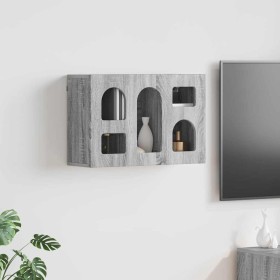 Mueble colgante con estante Gris Sonoma 60 x 20 x 40 cm en Armarios y almacenamiento | Comprar online en Foro24