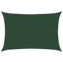 Toldo de vela HDPE verde oscuro 160 g/m² 5x7 m