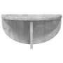 Estante de pared 2 pcs Gris Concreto 38 x 19 x 19 cm en Estantes y estanterías | Comprar online en Foro24