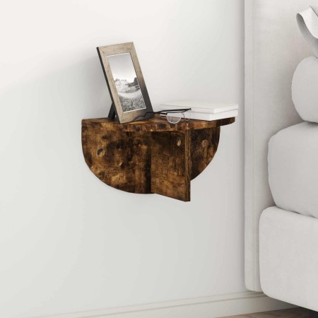 Estante de pared Roble ahumado 38 x 19 x 19 cm en Estantes y estanterías | Comprar online en Foro24